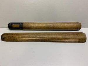 LEE ENFIELD NO4 BEECH GROOVED HANDGUAR SET