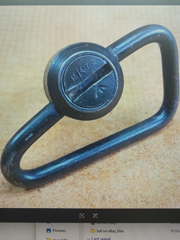 LEE ENFIELD M47C BSA MARKED SNIPER/TARGET SWIVEL FOR L42A1/ No4/No4T — image 2