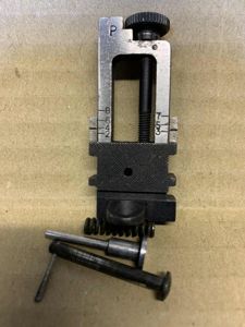 LEE ENFIELD No5 JUNGLE CARBINE REAR SIGHT AND PINS.