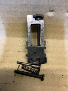 LEE ENFIELD No4 MK1 SINGER TYPE MILLED REAR SIGHT. GOOD …