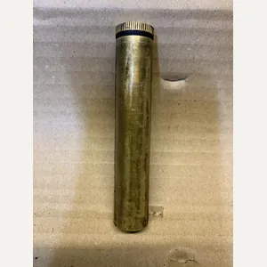 LEE ENFIELD BRASS OIL BOTTLE. BSA MARKED.