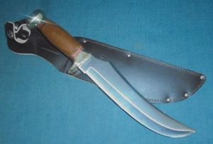 Large Linder Skinning Knife S/n 02655