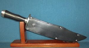 Huge Cold Steel San Mai Natchez Bowie Knife S/n 02490