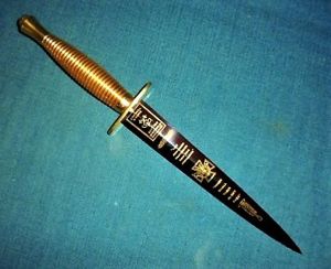 John Nowill's Etched Commando Knife S/n 02228