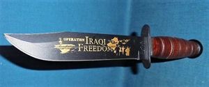 Ka-Bar Iraqi Freedom Commemorative Knife S/n 0978