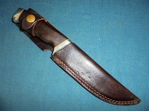 MODIFIED GERBER MODEL 525 HUNTING KNIFE S/N 0702