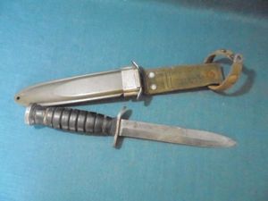 WW11 U.S. M3 FIGHTING KNIFE S/N 0536