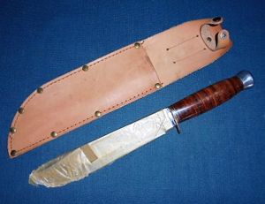 SHEFFIELD BOWIE KNIFE S/N 0386