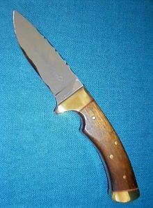 GEORGE WOLSTENHOLM BOWIE KNIFE S/N 0199
