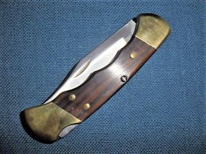 VINTAGE BUCK 112 FOLDING KNIFE S/N068