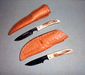 TWO HARRY BODEN CUSTOM KNIVES S/N701