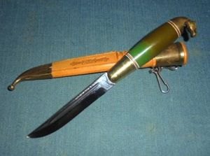 Iisakki Jarvenpaa Horse Head Knife S/n 02704