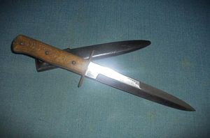Scarce WW11 German Luftwaffe Boot Knife S/n 02821