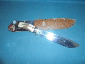 Vintage Bell Bowie Knife S/n 02941