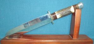 Vintage Bowie Knife S/n 02942