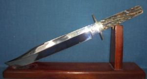 Large Fred James Bowie Knife S/n 02945