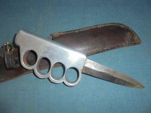 Rare WW1 Rodgers Knuckle Knife S/n 02957