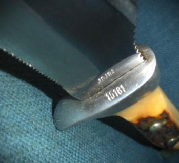 Scarce 1981 Dated Puma Skinning Knife S/n 02994 — image 6