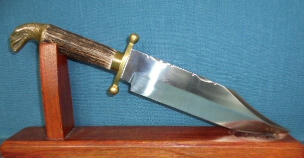 Large J.E.Middleton Bowie Knife S/n 02988 — image 4