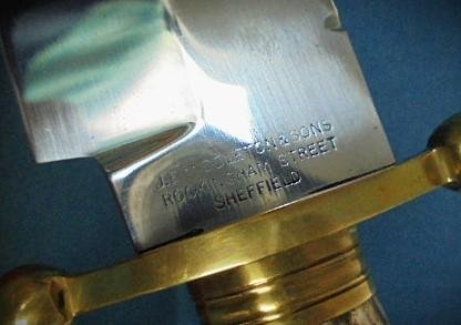 Large J.E.Middleton Bowie Knife S/n 02988 — image 5