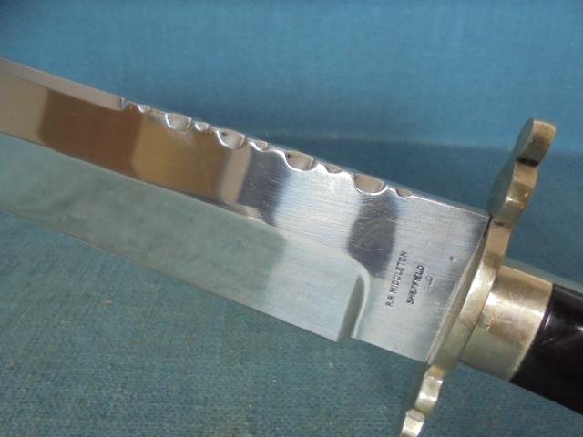 Large R&R Middleton Bowie Knife S/n 02986 — image 9