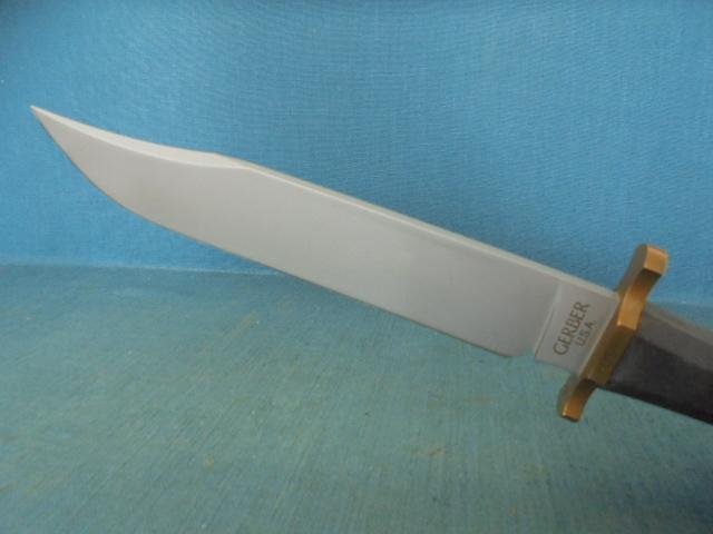 Scarce Gerber Bowie Knife S/n 02999 — image 9