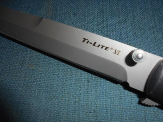 Cold Steel Ti-Lite V1 Folding Knife S/n 03000 — image 3