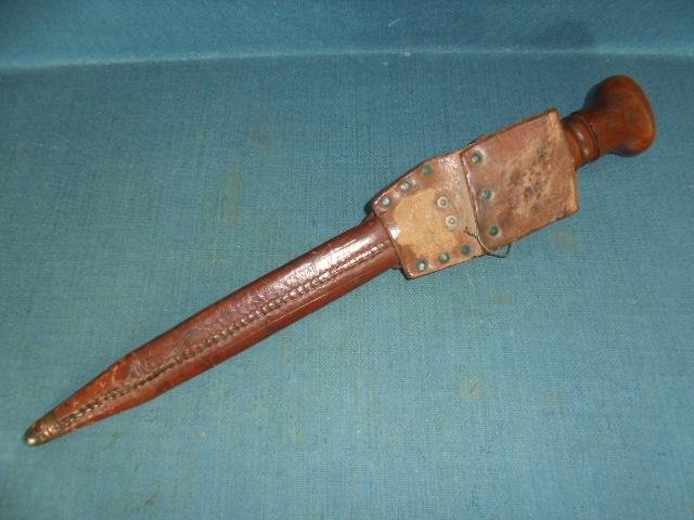 Rare WW1 Dutch Stormdolk Fighting Knife S/n 03009 — image 2