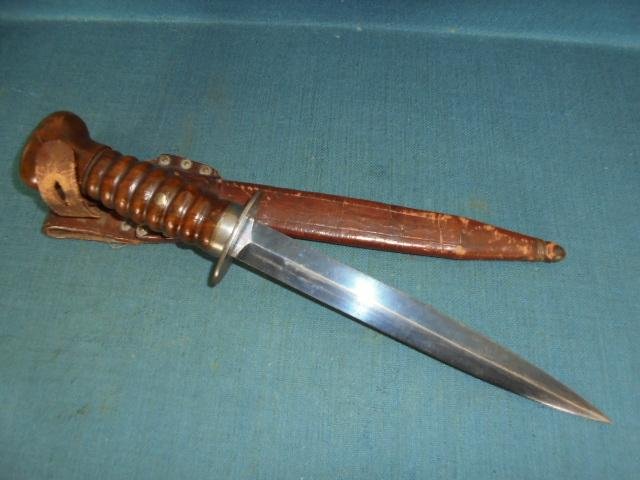 Rare WW1 Dutch Stormdolk Fighting Knife S/n 03009 — image 4