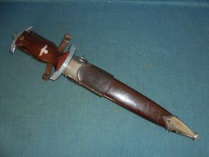 Very Rare SA Dagger with Feldhernhalle Hanger S/n 03013
