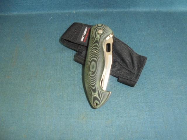 Scarce Ontario Hossom Retribution-2 Folding Knife S/n 03019 — image 2