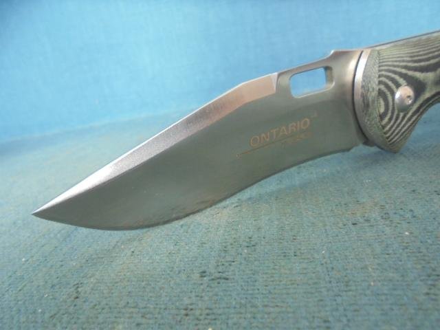 Scarce Ontario Hossom Retribution-2 Folding Knife S/n 03019 — image 7