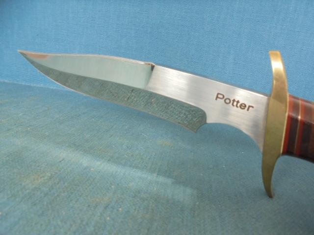 Wayne Potter Custom Knife S/n 03022 — image 5