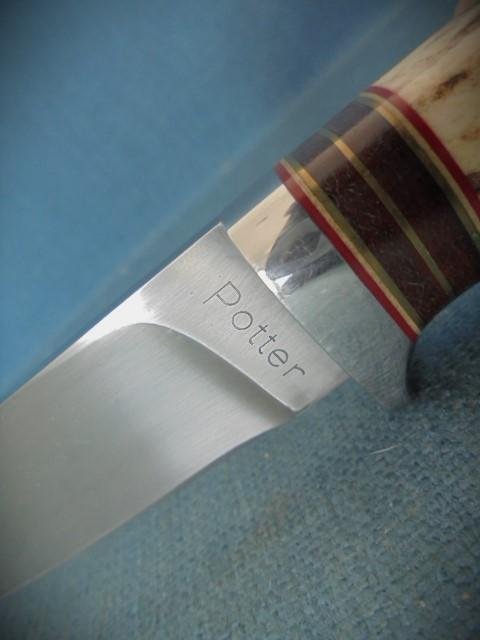 Wayne Potter Custom Knife S/n 03021 — image 4