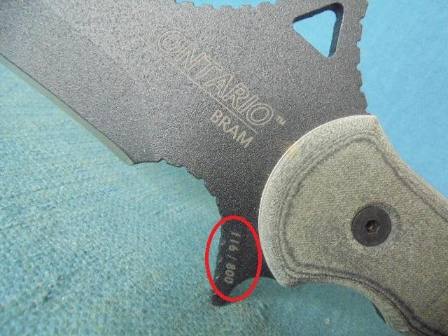 Two Rare Ontario BRAM Knives S/n 03023 — image 7