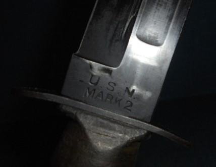 WW11 U.S. Navy Mark 11 Fighting Knife S/n 03033 — image 3