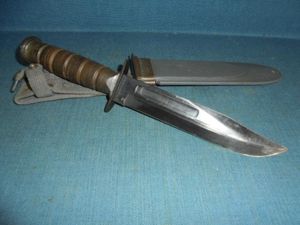 WW11 U.S. Navy Mark 11 Fighting Knife S/n 03033