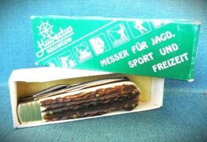 Scarce Hubertus Folding Knife S/n 03038