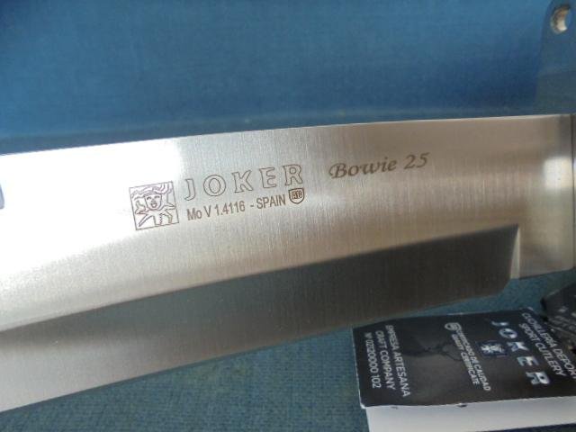 Large Joker Bowie Knife S/n 03044 — image 8