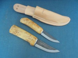 H Rosilli Finnish Twin Knife Set S/n 03049
