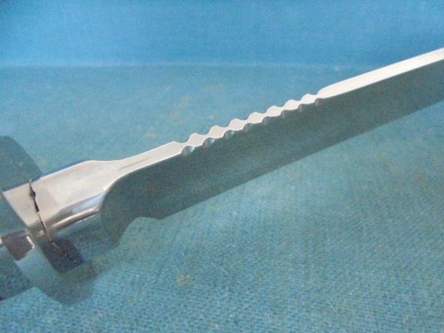 Large Kissing Crane Bowie Knife S/n 03052 — image 7