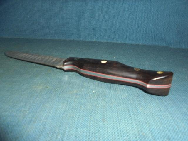 Rare Alan Wood Damascus Knife S/n 03059 — image 3