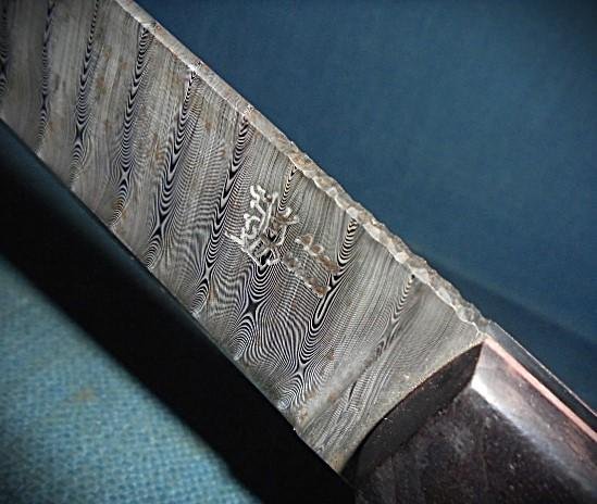 Rare Alan Wood Damascus Knife S/n 03059 — image 4