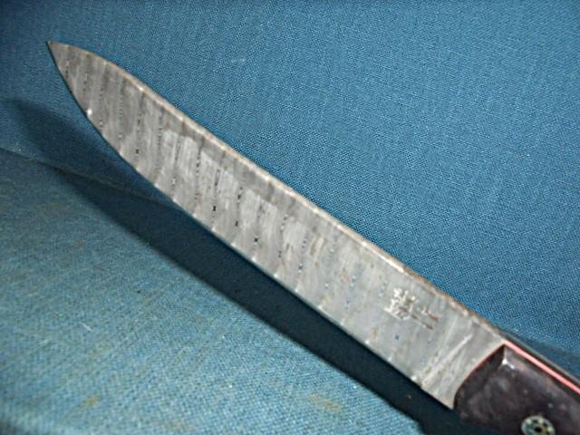 Rare Alan Wood Damascus Knife S/n 03059 — image 5