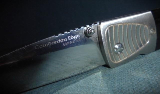 Scarce Cold Steel Caledonian Edge Folding Knife S/n 03057 — image 8