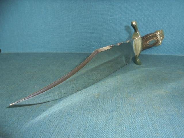 Large J.E.Middleton Bowie Knife S/n 03066 — image 6