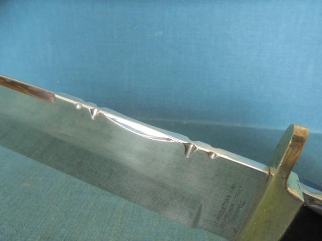 Large J.E.Middleton Bowie Knife S/n 03067 — image 6