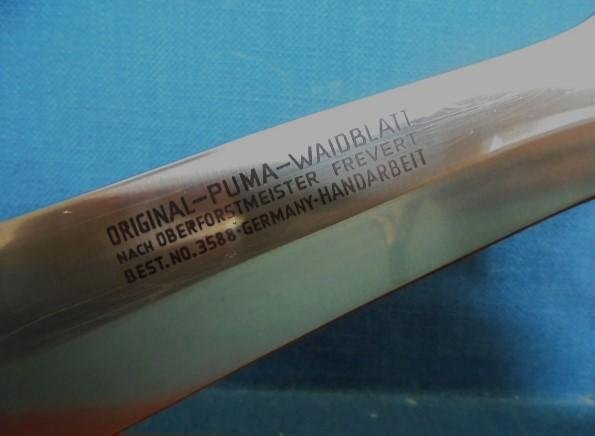 Vintage Puma Waidblatt Twin-Set Knife S/n 03071 — image 2