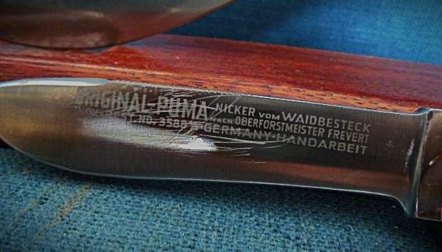 Vintage Puma Waidblatt Twin-Set Knife S/n 03071 — image 3