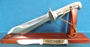 Vintage Puma Waidblatt Twin-Set Knife S/n 03071